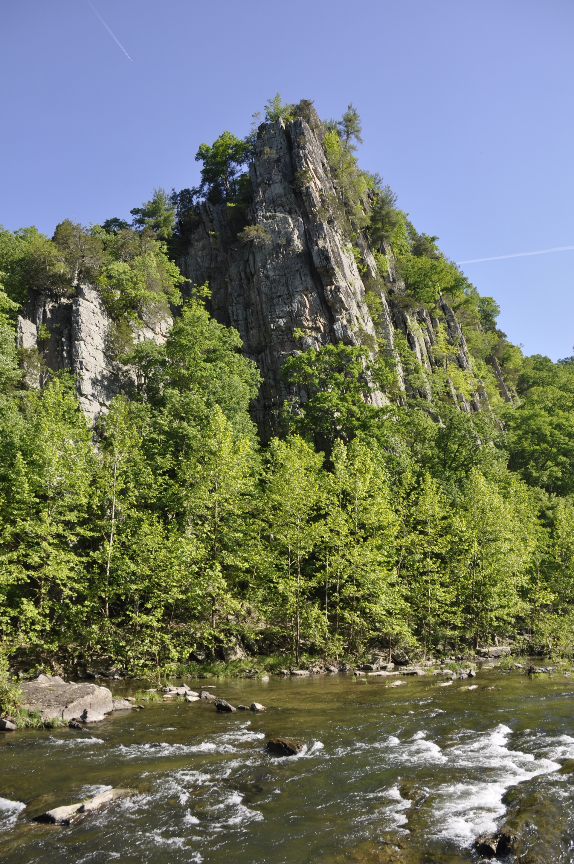 Eagle Rocks cliff along the South Branch Potomac