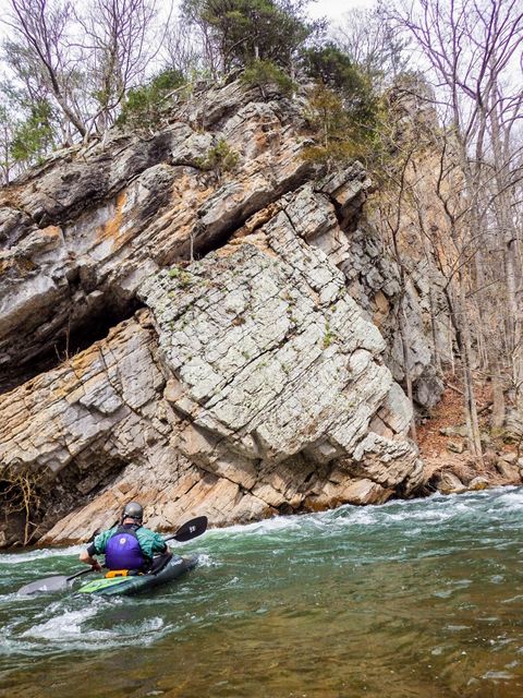Paddling in Hopeville Canyon